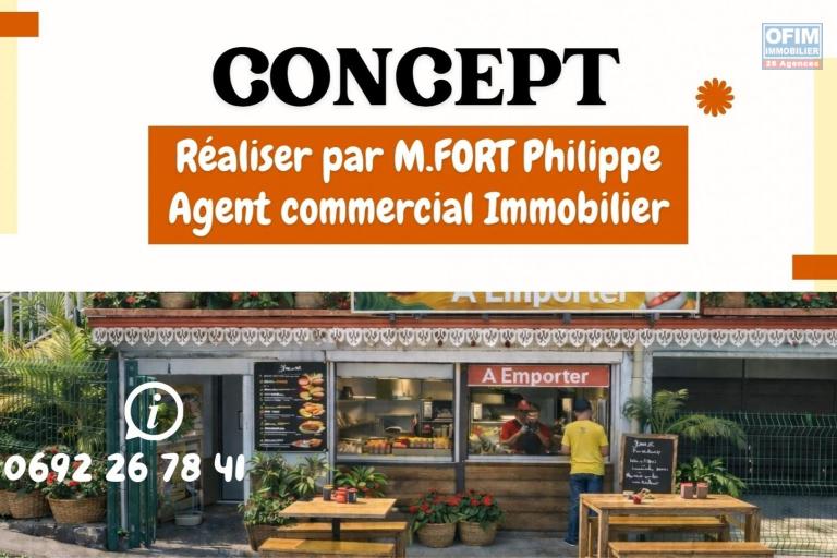 A VENDRE | Fonds de commerce d'un restaurant unique au centre ville du Tampon à 199 900€
