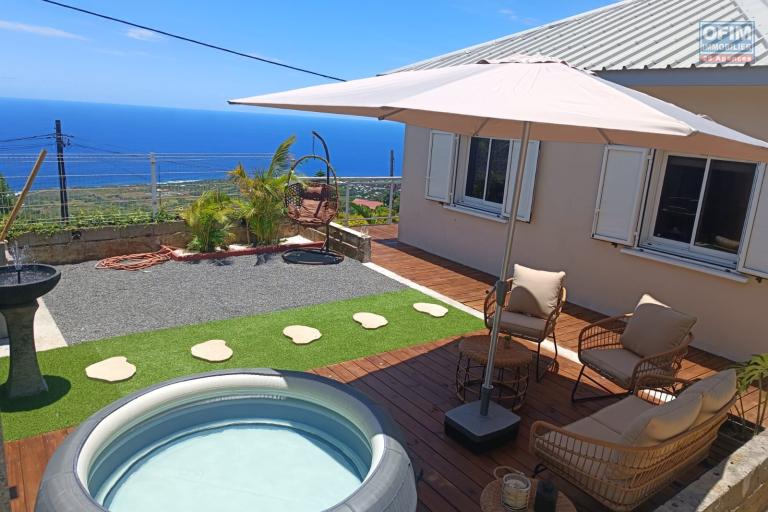 A louer villa F4 Ave vue mer à Piton St Leu