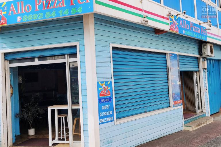 Fonds de commerce PIZZERIA centre-ville de Petite-Ile