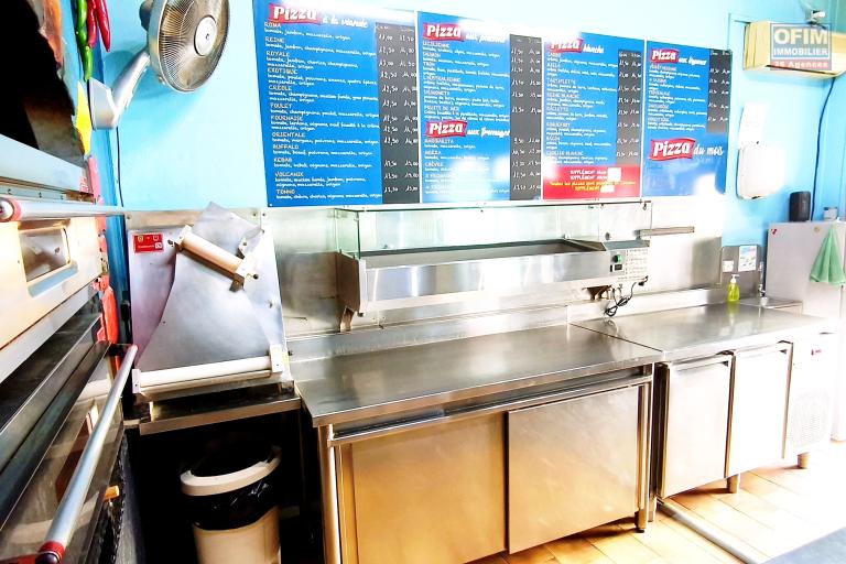 Fonds de commerce PIZZERIA centre-ville de Petite-Ile