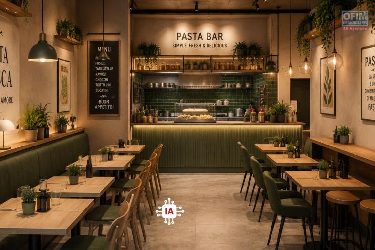 Rare à Saint-Louis : Droit au bail d'un local 60 m² avec Autorisation Snack & Petite Restauration