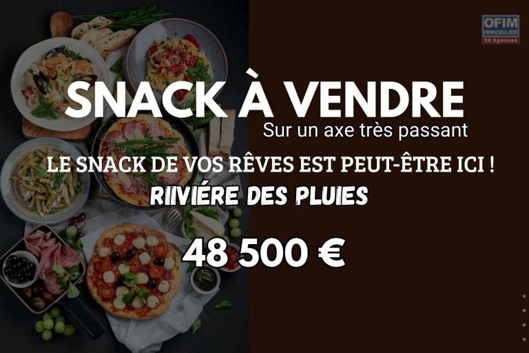 &Agrave; VENDRE &ndash; Snack cl&eacute; en main sur un axe tr&egrave;s passant &agrave; Rivi&egrave;re saint-Loui...