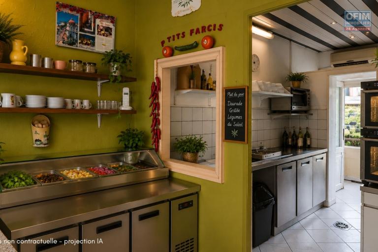 À VENDRE – Fonds de commerce Aux P'Tits Farcis à 39 600€ – Centre-ville de Saint-Pierre