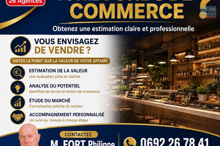 Vendre un fonds de commerce à La Réunion : le guide complet 2026
