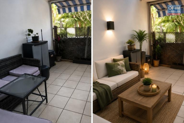 À VENDRE T3 DUPLEX EN REZ DE CHAUSSEE 69 M2 BOUCAN CANOT RÉSIDENCE ODYSSEAN