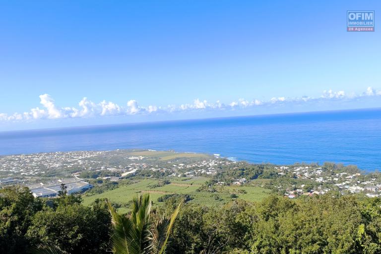 A vendre villa F4 de 140 m2 avec une magnifique vue sur la mer à Saint-Joseph - Vue mer