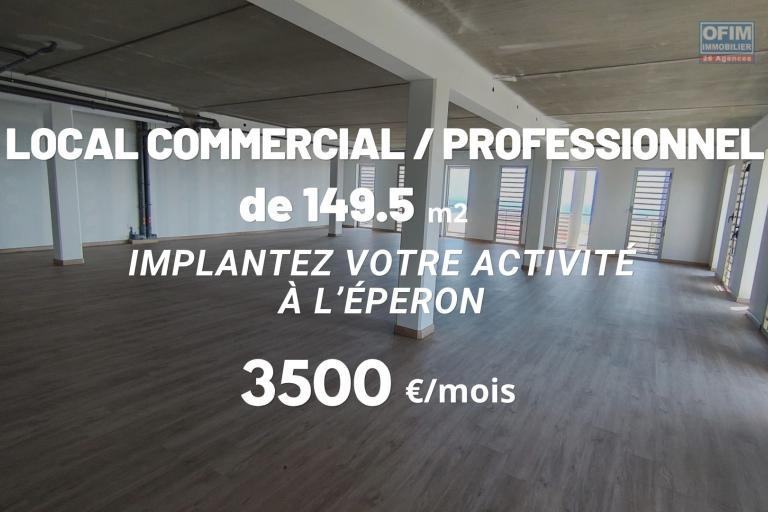À louer un local professionnel ou commercial de 149,5 m² à l’Éperon avec v...