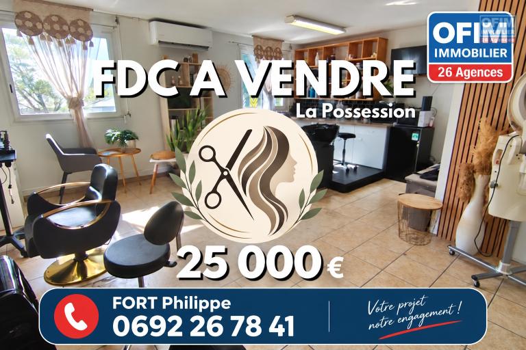 A vendre salon de coiffure à la Possession, clé en main à 25000€