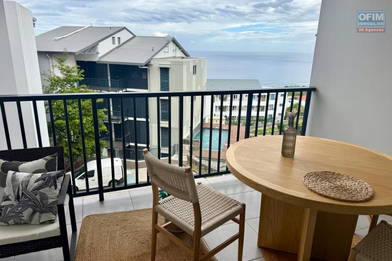 Vente Appartement SAINT LEU – photo 4 sur 5 – Balcon avec vue mer