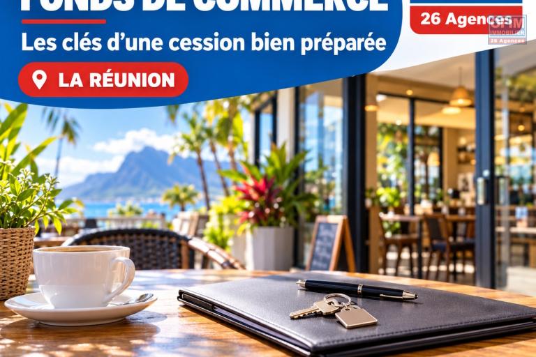Cession de fonds de commerce à La Réunion : bien préparer sa vente
