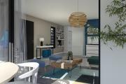  Appartements T2 de standing en construction (VEFA), proche front de mer, St Paul.