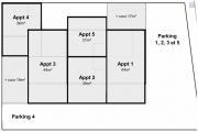 Ensemble immobilier composé de 5 Appartements Ligne Paradis Saint Pierre