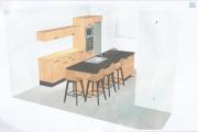 Maison à terminer de type F3/4 de 120 m² habitables sur 655 m² de terrain située à 200 m d'altitude sur la Riviere St Louis dans le quartier du Ruisseau.