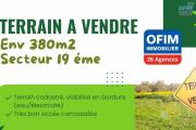 Terrain Viabilis&eacute; Constructible R+1 de 376 m&sup2; A VENDRE &agrave; 106 600&euro;  - Tampon 19&egrave;me