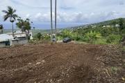 Terrain plat de 1200 m2 &agrave; 350 m d'altitude, pleine vue mer et montagne, viabilisation sur le terrain.