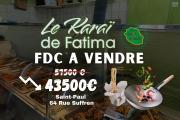 A SAISIR &ndash; Fonds de commerce Restaurant &laquo; Le Kara&iuml; de Fatima &raquo; &ndash; Saint-Paul (974)