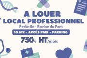 A louer local professionnel / m&eacute;dical de 50 m2 &agrave; 750&euro; HT/mois | Petite Ile - Ravine du Pont