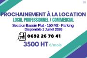 🚨 PROCHAINEMENT &Agrave; LA LOCATION LOCAL de 150 m2 &ndash; Secteur Bassin Plat - Saint-Pierre 🚨