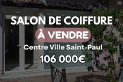 A VENDRE - Salon de coiffure spécialisé au centre ville de Saint-Paul à 106 000€
