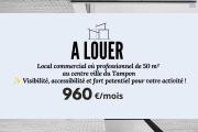 A LOUER | Local commercial neuf de 50 m2 dans un secteur très recherché au centre ville du Tampon