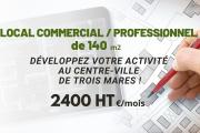 À LOUER – Local professionnel ou commercial de 140 m² à Trois Mares