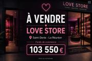 ❤️ À vendre à Saint-Denis centre ville un Love Store / Boutique spécialisée pour adultes de 90 m2. Activité clé en main