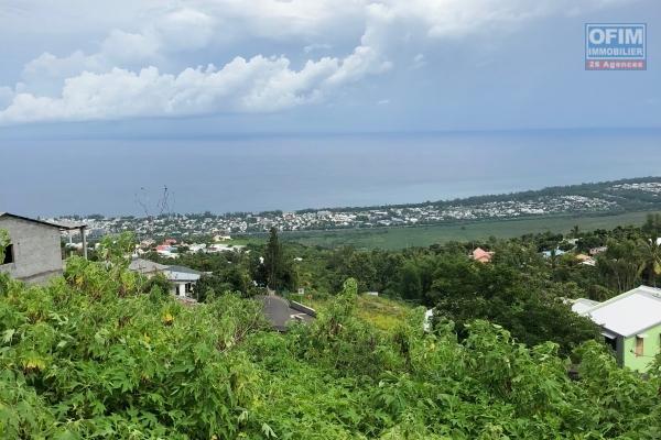 a vendre terrain de 590m2 bellemene vue mer