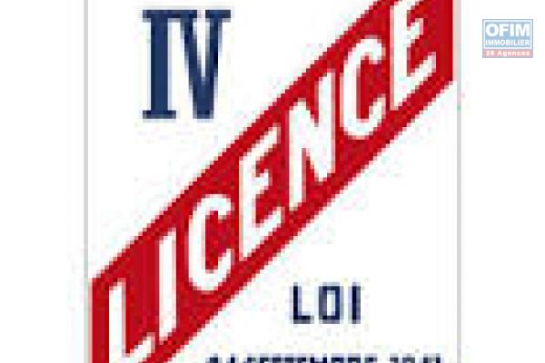 LICENCE IV A LA VENTE