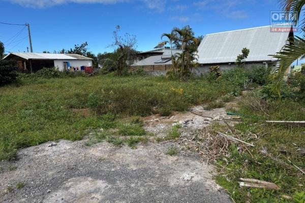 A vendre terrain plat de 405 m² à Bras de Pontho, secteur calme