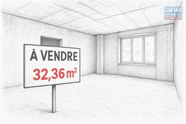 À vendre bureau de 32,36m2 à Saint-Denis