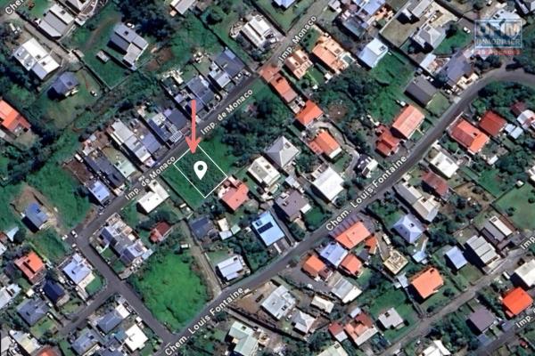Terrain Constructible de 376 m²  A VENDRE à 109000€ – Impasse de Monaco, Tampon 19ème