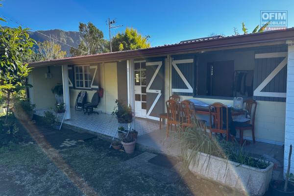 A vendre Maison Bourbon Bois type F3/4 au 2ème village de la plaine des palmistes sur 409 m² de terrain