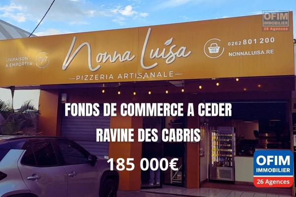 À vendre – Fonds de commerce Nonna Luisa : Pizzeria, Pâtes, Sandwich, Salades, Desserts à emporter ou sur place - Ravines des Cabris - Saint-Pierre