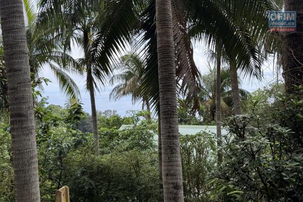 Terrain rectangle et plat de 328 m2 à 380 m d'altitude, pleine vue mer, à 2 minutes du centre ville.