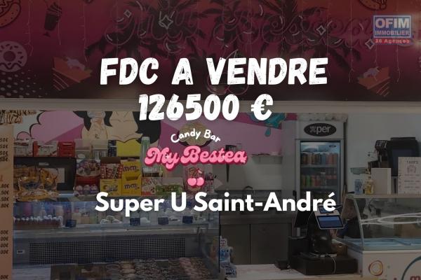 À VENDRE – Fonds de commerce My Bestea Candy Bar au Super U de Saint-André