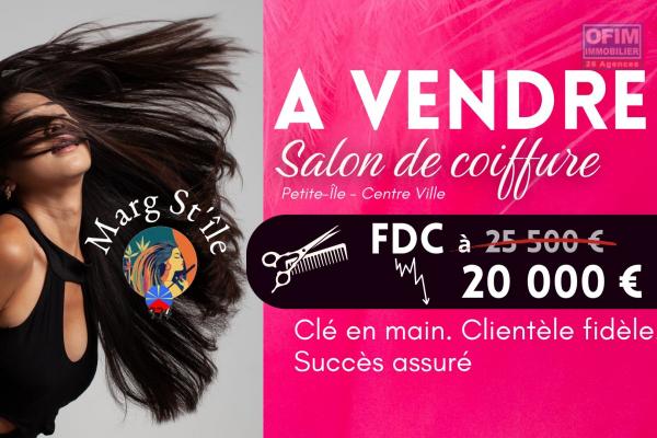 À Vendre – Fonds de commerce Salon de coiffure Marg St'île à Petite-Île (974) | 20000€