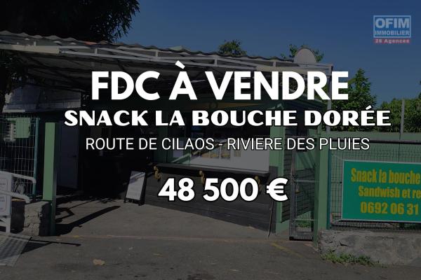 A Vendre Snack La Bouche Dor&eacute;e &agrave; 48 500&euro; &ndash; Une opportunit&eacute; gourmande sur la route de Cilaos | Saint-Louis La Rivi&egrave;re