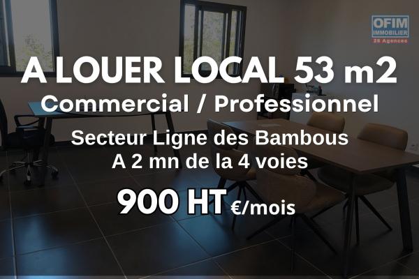  A LOUER Local Commercial / Professionnel de 53m2 | Secteur Ligne des Bambous Saint-Pierre - Tampon