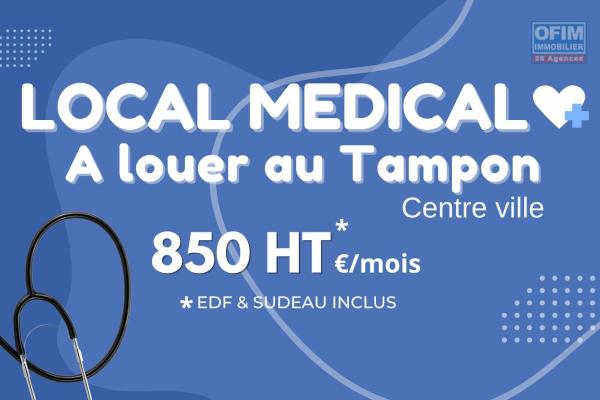 Local Professionnel au Cœur d’un Pôle Médical Dynamique au Tampon | 850€ HT/mois