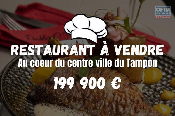 A VENDRE | Fonds de commerce d'un restaurant unique au centre ville du Tampon &agrave; 199 900&euro;