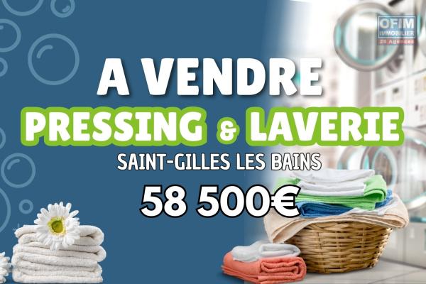 A VEDRE | Pressing & Laverie – Une activité essentielle avec clientèle fidèle à Saint-Gilles les Bains | 58 500€