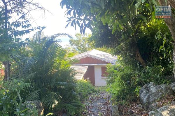 A vendre - Terrain SAINT-PAUL de 1012 m2,dont 910 m2 constructible -Vue sur mer - Bois Rouge