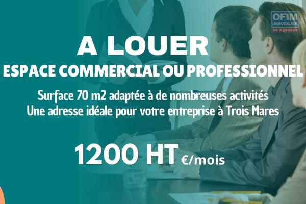 À LOUER – Local commercial ou professionnel de 70 m² à Trois Mares - Le Tampon