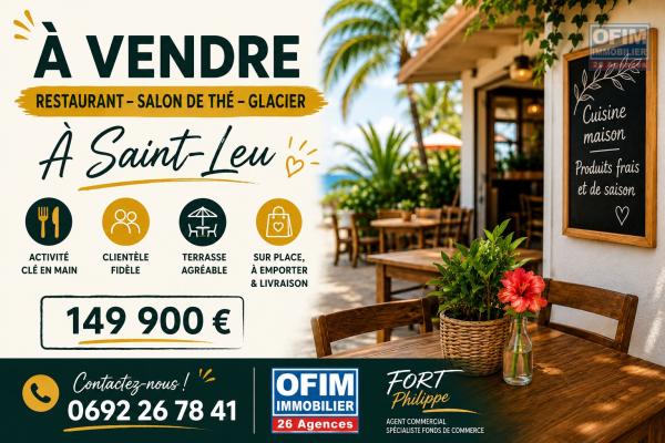 A VENDRE - Restaurant avec terrasse à reprendre à Saint-Leu – Une opportunité à ne pas manquer !