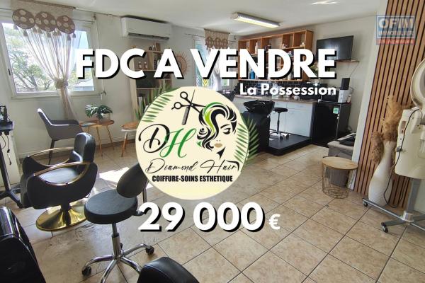 À VENDRE – Diamond'Hair Salon de coiffure clé en main à La Possession : 29 000 €