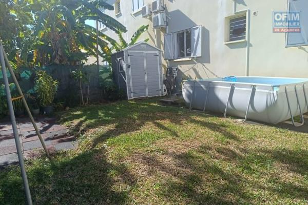A vendre appartement 3 chambres avec jardin de 200 m2 à la Ravine des Cabris