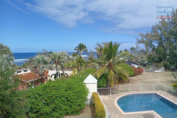A VENDRE APPARTEMENT F2 DUPLEX DE 53 M2 DANS UNE RESIDENCE AVEC PISCINE AVEC VUE MER A LA SALINE LES BAINS