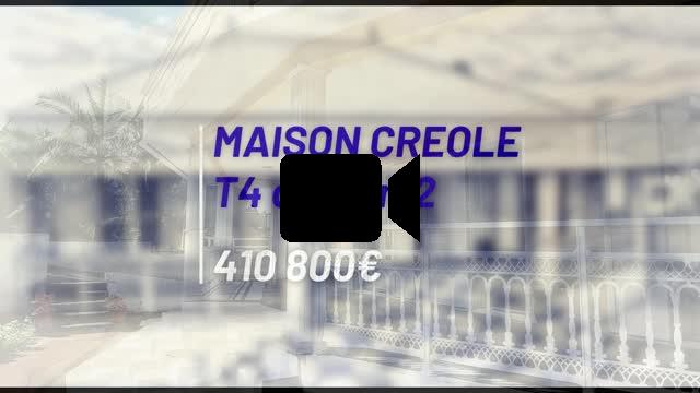 &Agrave; vendre &ndash; Belle maison cr&eacute;ole contemporaine de 118 m&sup2; sur 618 m&sup2; de terrain &ndash; Le Tampon (974)