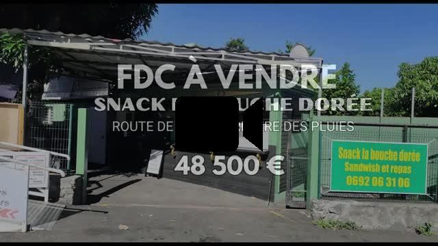 A Vendre Snack La Bouche Dorée à 48 500€ – Une opportunité gourmande sur la route de Cilaos | Saint-Louis La Rivière